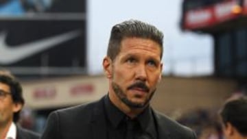 Simeone, en el partido ante el Sevilla.