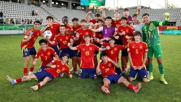 España sub 19, tras ese triunfo histórico ante Alemania.