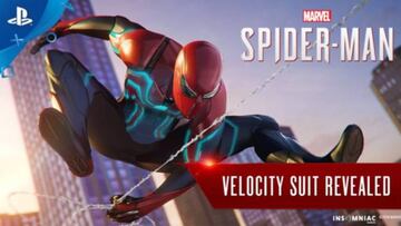 Spider-Man de PS4 muestra el Velocity Suit en la Comic-Con