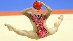 What are the four apparatus in Rhythmic gymnastics?