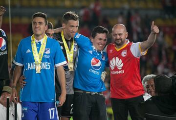 El festejo de Millonarios en El Campín con la estrella 15