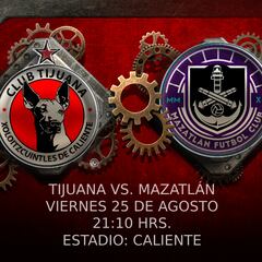 Tijuana vs Mazatlán en vivo: Liga MX Apertura 2023 hoy en directo