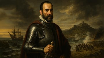 No existe ningún retrato original de Carlos de Amésquita. Esta imagen ha sido creada digitalmente para ilustrar el episodio.