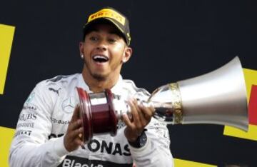 El 7 de septiembre Lewis Hamilton logra la victoria en el GP de Italia en el circuito de Monza