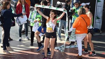 Miriam Ort&iacute;z logra su segunda vctoria en la Cursa de El Corte Ingl&eacute;s con nuevo r&eacute;cord femenino (38:53).