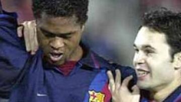 <b>JUGÓ EN SON MOIX.</b> Iniesta, una de las perlas de la cantera azulgrana, jugó en la goleada del Barcelona en el campo del Mallorca que le salvó la cabeza al técnico Van Gaal.