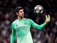 The Madrid goalkeeper was replaced during his side’s Champions League game against Manchester City. Andriy Lunin came on in his place.