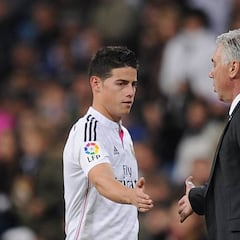 "Ancelotti está loco por James"