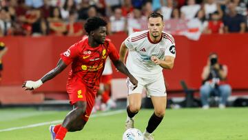 Ramón Martínez, ante el Al Qadisiah el pasado lunes.