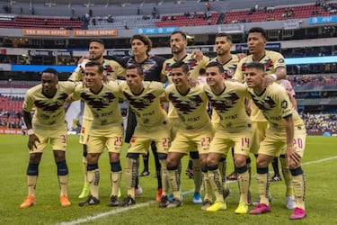 El once titular del América con el que enfrentará al Veracruz