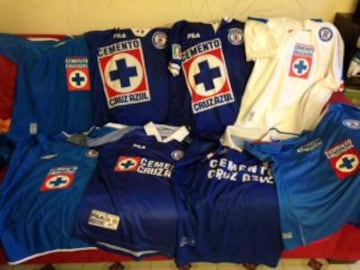 Las playeras más hermosas de la Máquina de Cruz Azul.