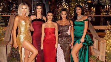 El clan Kardashian v&iacute;a Instagram (@khloekardashian). Diciembre 26, 2019.