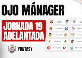Jornada 19 de LaLiga en Biwenger Fantasy