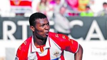 <b>ESTRELLA. </b>Kalu Uche, figura del Almería y de su selección.