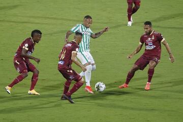 Atlético Nacional se impuso en su casa con una anotación de Andrés Andrade y cortó una racha de derrotas ante el Deportes Tolima en la Liga BetPlay. 