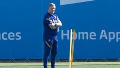 Ronald Koeman, en un entrenamiento del Bar&ccedil;a.
 
 
  
 
 Ronald Koeman