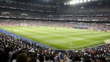 DEBUT CON LLENO. El Bernabéu presentará un gran aspecto contra el Betis, el primer partido en casa del Madrid en esta Liga 2015-16.