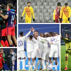 Madrid, Atleti y Villarreal 'pescan' con Barça y Sevilla eliminados