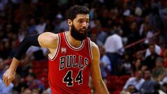 Nikola Mirotic, durante un partido con los Chicago Bulls.