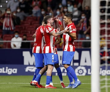 2-0. Luis Suárez celebra el segundo gol.