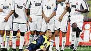 César, durante uno de sus partidos como titular del equipo blanco.