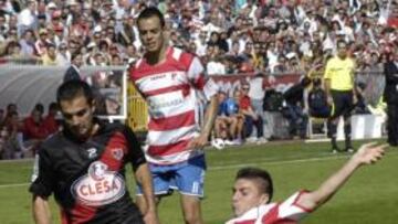 <b>SUMA. </b>Armenteros no puede irse, como le sucedió al Rayo en Los Cármenes, que sólo pudo empatar.