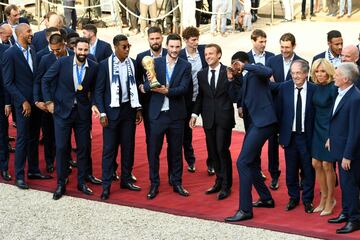 Recepción del Presidente francés, Emmanuel Macron.
