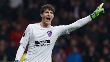 Axel Werner debutó con el Atlético de Madrid.
