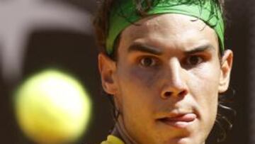 Nadal sufre para ganar en su estreno romano ante Lorenzi