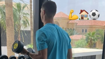 Cristiano Ronaldo gym