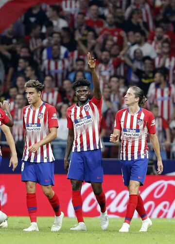 2-0. Thomas partey celebró el segundo gol.