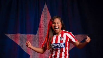 Leicy Santos, jugadora del Atlético de Madrid.