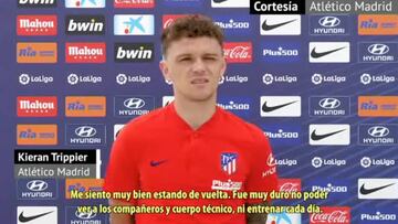 Trippier: "Ahora lo importante es que la gente este a salvo"