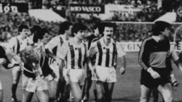 <b>1981-82. </b>La Real dejó al Madrid a tres puntos en la Liga.