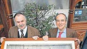 <b>ANIVERSARIO. </b>De izquierda a derecha, los fundadores de la Peña: Del Valle, Cortés, Borrachero y Muela.