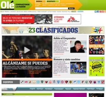 Portadas de la prensa extranjera