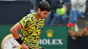 The US Open champion lost in straight sets in Italy to Hungarian qualifier Fabian Marozsan, ranked 135 in the world.