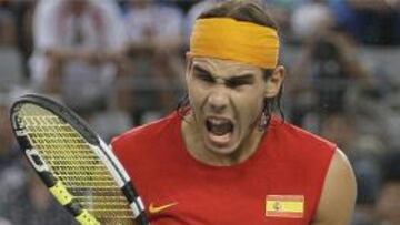 NADAL SE CONSAGRA EN LOS JJ.OO. DE PEKÍN 2008. El mejor tenista español de todos los tiempos logró la primera presea de oro del deporte de la raqueta.
