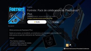 Fortnite: cómo descargar gratis el pack de celebración PlayStation Plus marzo 2021