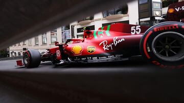 Carlos Sainz (Ferrari SF21). M&oacute;naco, F1 2021. 