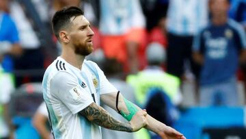 Así reaccionó la afición a la eliminación de Lionel Messi
