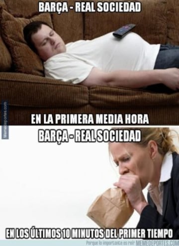 Los memes más divertidos del Barcelona-Real Sociedad