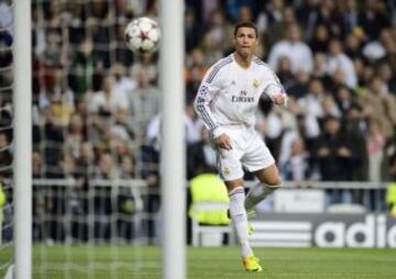 Partido de la Champions League, grupo B. Real Madrid-Juventus. 1-0. Cristiano ronaldo anota el primer tanto.