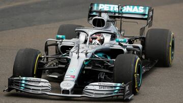 Formula One F1 - British Grand Prix - Silverstone Circuit, Silverstone, Britain - July 12, 2019 Mercedes' Lewis Hamilton during practice REUTERS/Matthew Childs