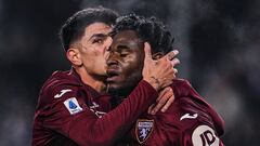 Duvan Zapata, commovido tras el doblete con Torino