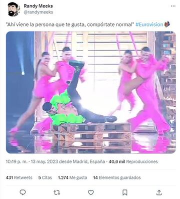 Los mejores memes de Eurovisión 2023