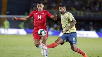 Edwin Cardona durante el amistoso entre Colombia y Panam&aacute; en El Camp&iacute;n.