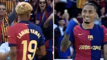 Los gestos de Lamine y Raphinha en el 2-2 y en el 3-2 son un mensaje directo a la afición del Real Madrid: revuelo en redes