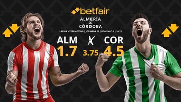 UD Almería vs. Cordoba CF: horario, TV, pronósticos, estadísticas y clasificación