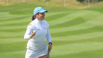 Ana Pel¨¢ez, ayer en Sotogrande, en el torneo Aramco Team Series.